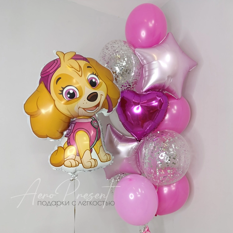 Набор шаров "Скай любит розовый"