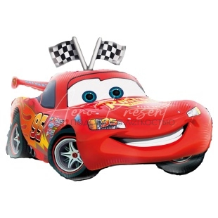 Фольгированный шар, гоночная машина