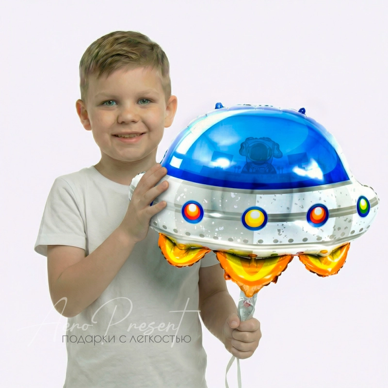 Фольгированный шар Фигура, Космический корабль (НЛО)