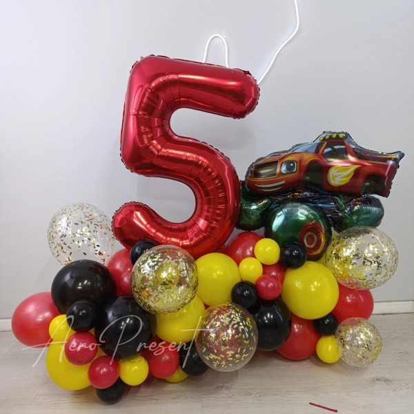 Композиция с цифрой "Джип"