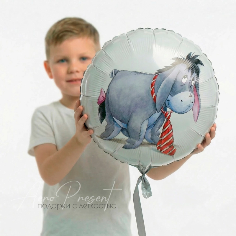 Иа и галстук, фольгированный шар