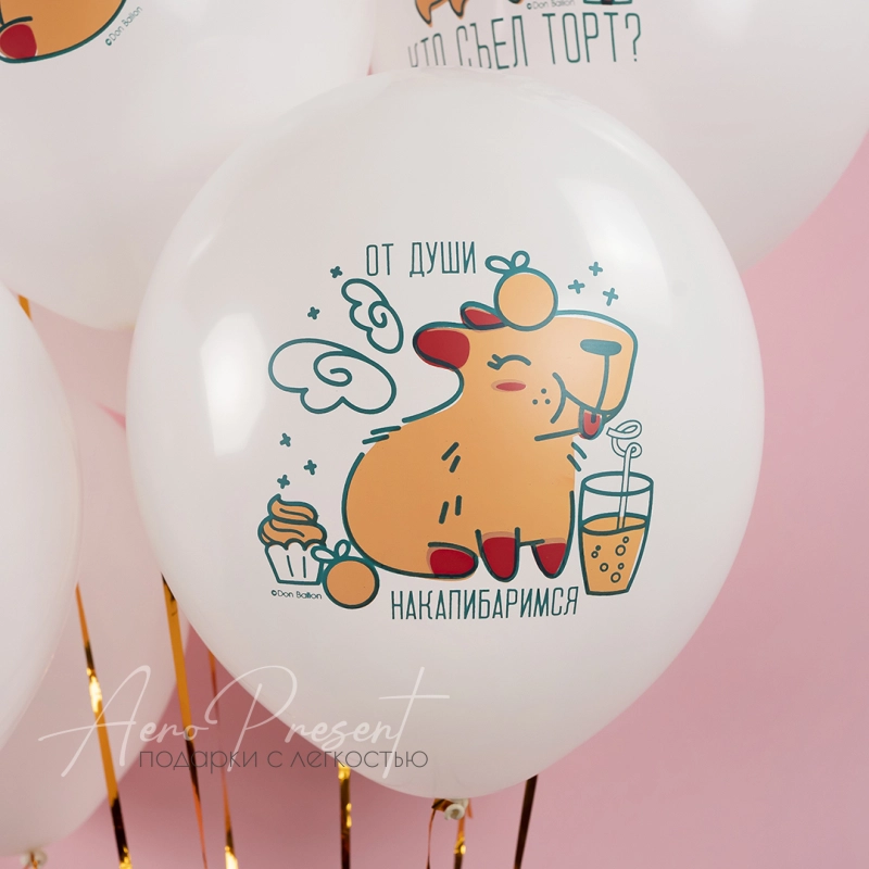 Воздушные шары "Капибара"