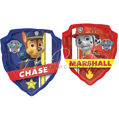 Медаль "Щенячий патруль, фольгированный шар