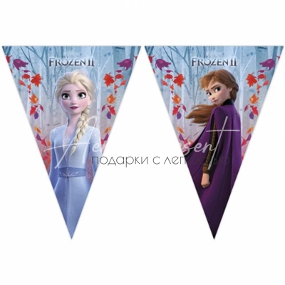 Гирлянда-вымпел ХолодноеСердцеII 2,30м