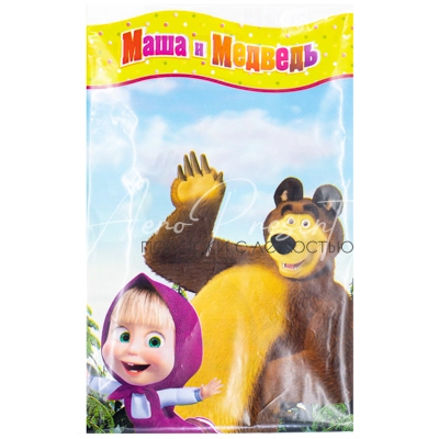 Скатерть п/э Маша и Медведь 130х180см