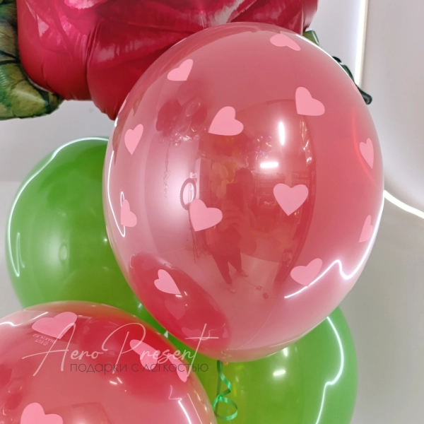 Набор воздушных шаров "Лепестки любви"