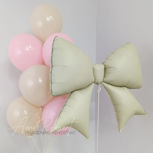 "Нежный бант", набор шаров