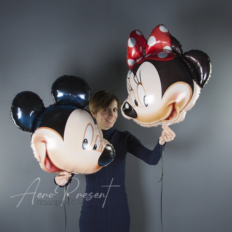 Голова Минни Маус, фольгированный шар