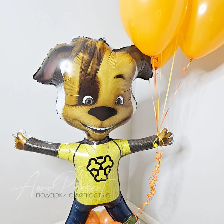 Дружок Барбоскин, букет