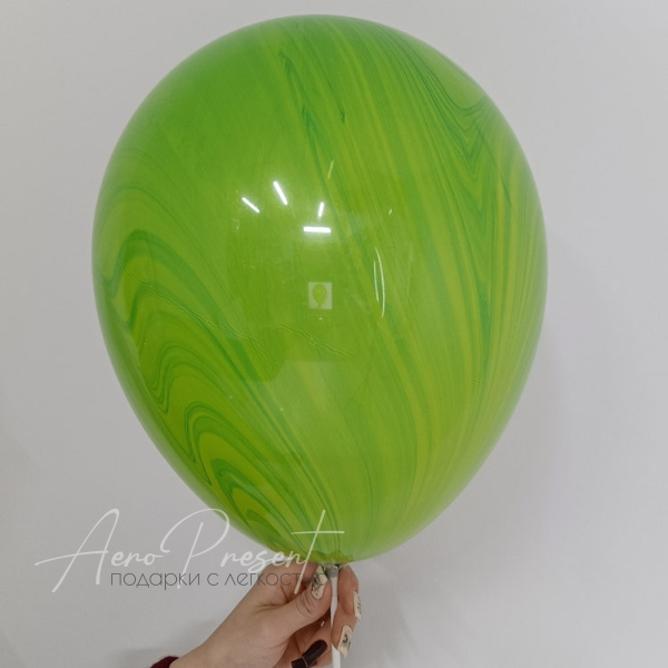 Воздушный шар Агат зеленый 