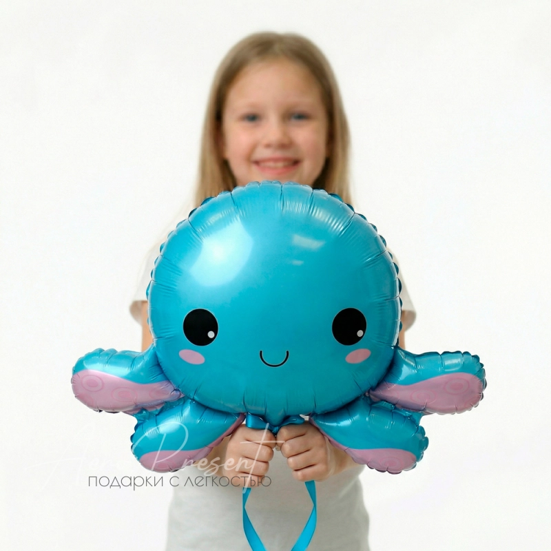 Фольгированный шар Фигура, Осьминог