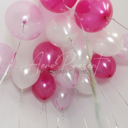 Жемчуг, Розовый, Фуксия металлик