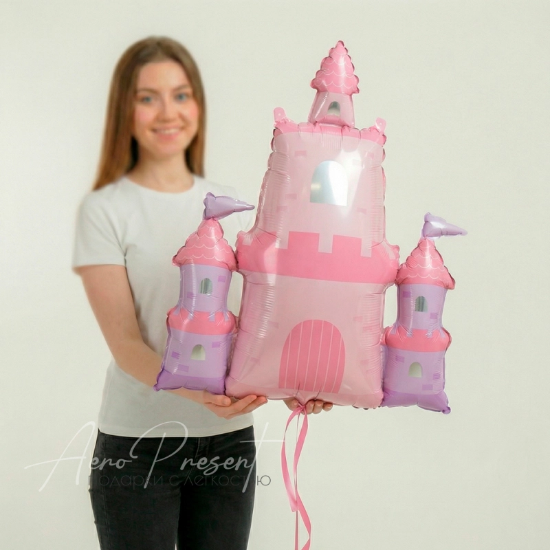 Фольгированный шар Фигура, Замок принцессы