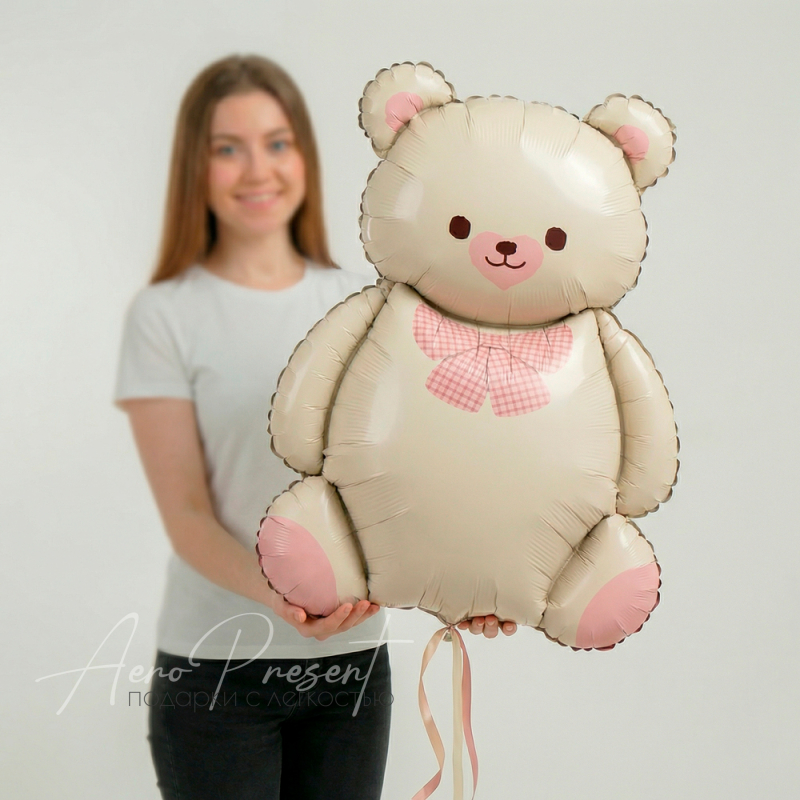Фольгированный шар, Полярный медвежонок - девочка
