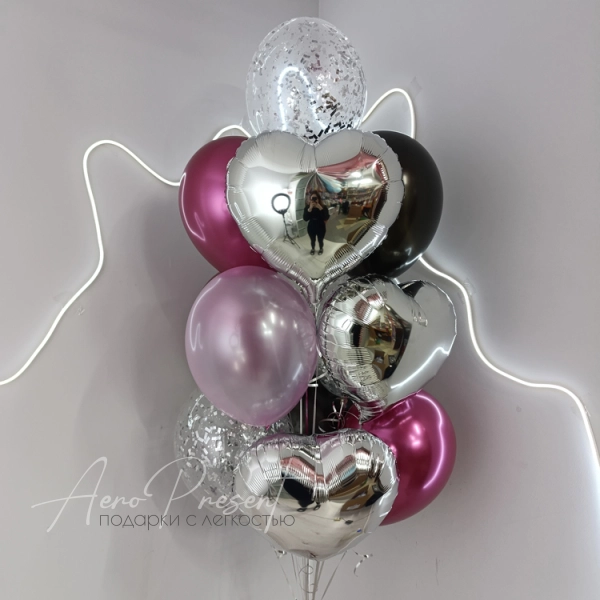 Черно-Розовый сет