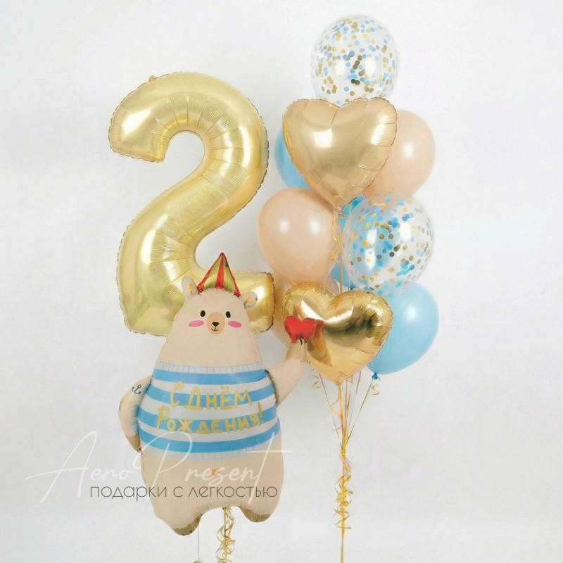 Набор шаров "Мишка для малыша"