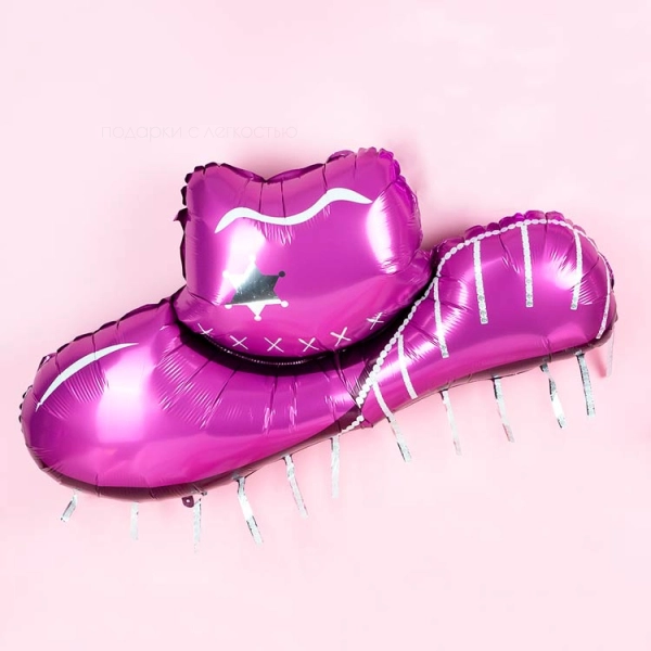 "Стильная шляпа", фольгированный шар