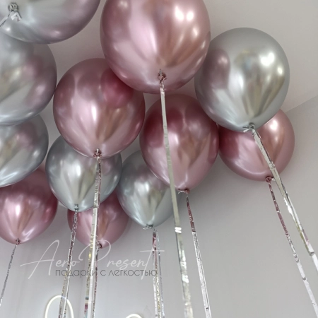 Набор шаров "Нежный блеск"