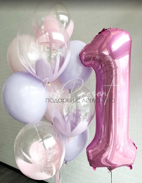 Композиция на годик "Нежная классика"