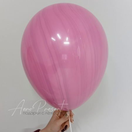 Воздушный шар Агат розово-лавандовый