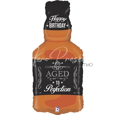 Бутылка виски, фольгированный шар