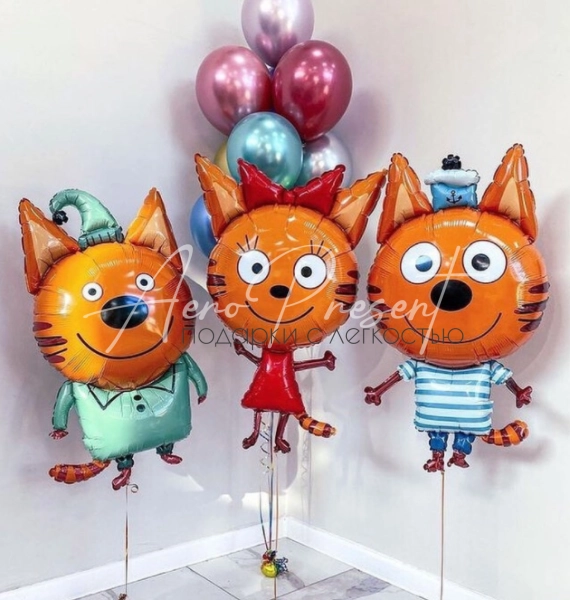 Три кота, набор №4