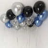 Микс шаров "Синий блеск"