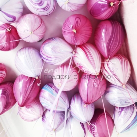 Мраморный воздушный агат