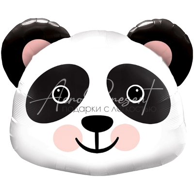 Голова панды, фольгированный шар