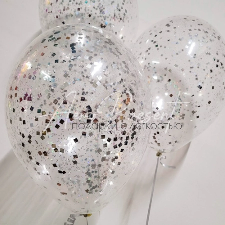 Шарик с блёстками внутри