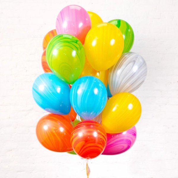 Мраморный воздушный агат