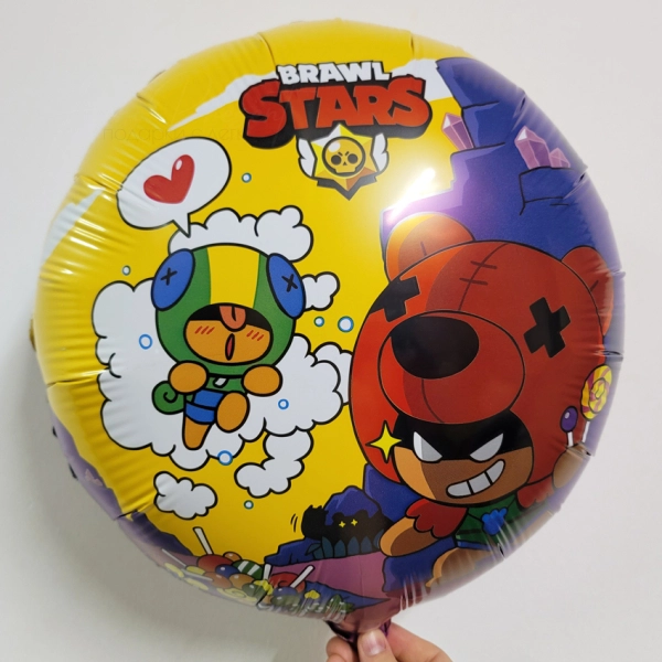 Brawl Stars "Леон и Нита", фольгированный шар