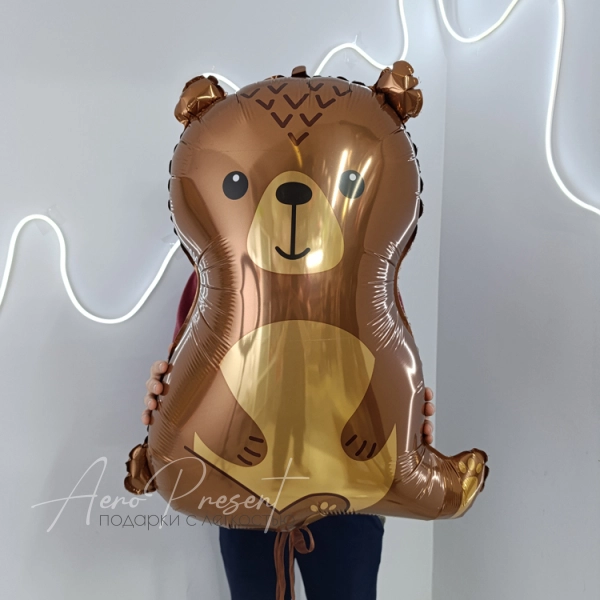 Медвежонок, фольгированный шар