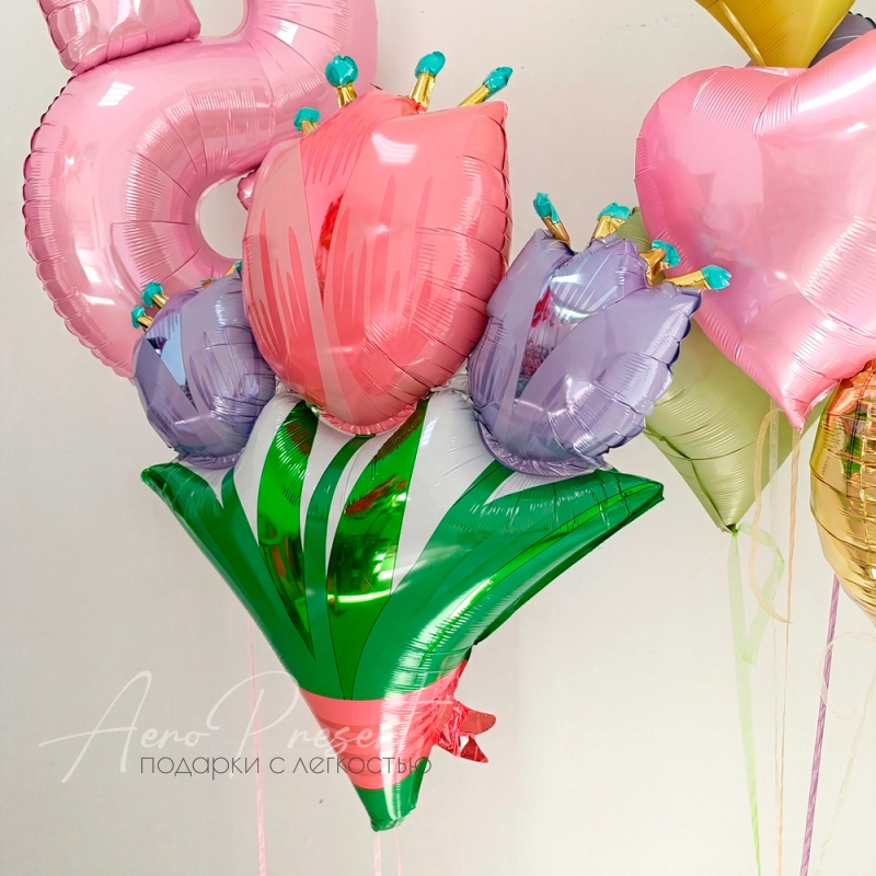 Набор воздушных шаров "Сияние весны"