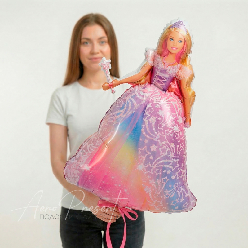 Барби, фольгированный шар