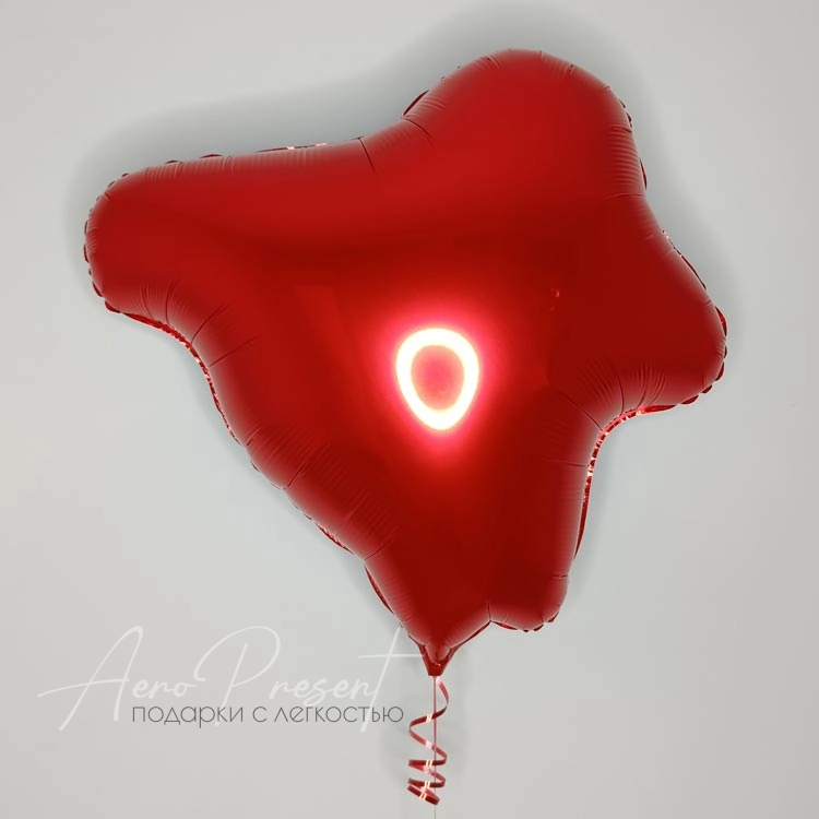 Человек Паук в прыжке на синем, фольгированный шар