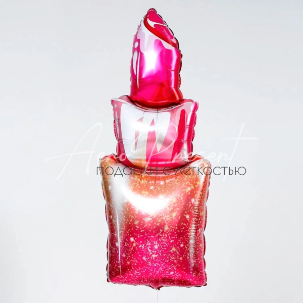 "Губная помада", фольгированный шар