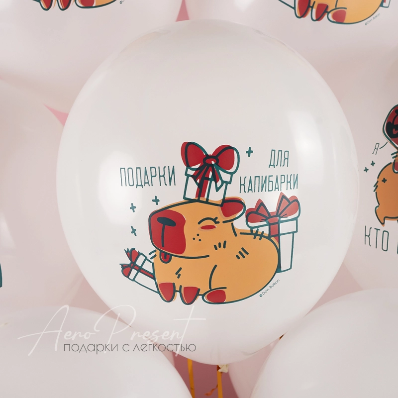 Воздушные шары "Капибара"
