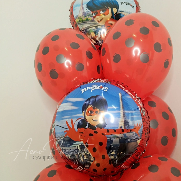 Букет "Леди Баг в Париже"