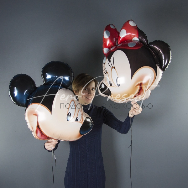 Голова Минни Маус, фольгированный шар