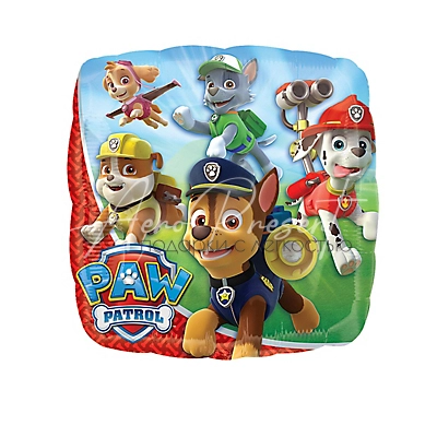Щенячий патруль все все все, фольгированный шар