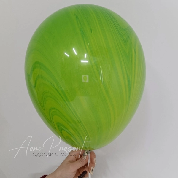 Воздушный шар Агат зеленый 