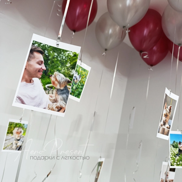 Шары на потолок с вашими фотографиями