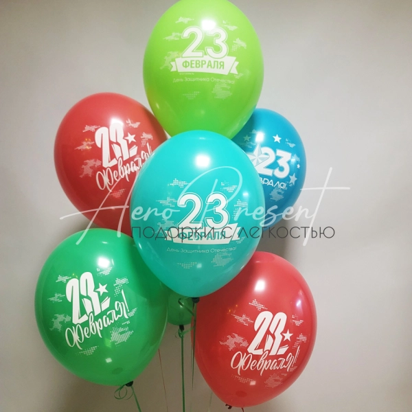 Шары "С днем защитника Отечества"