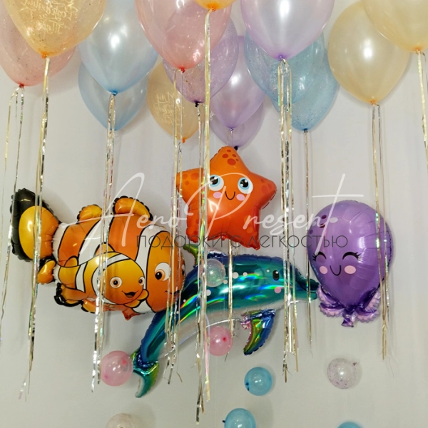 Набор шаров "Морской мир"