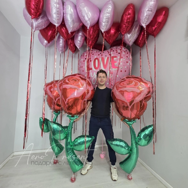 Набор шаров "Праздник Любви" 
