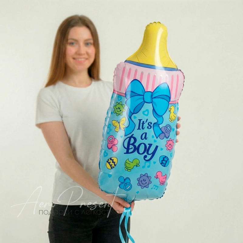 Бутылочка для новорожденного, фольгированный шар