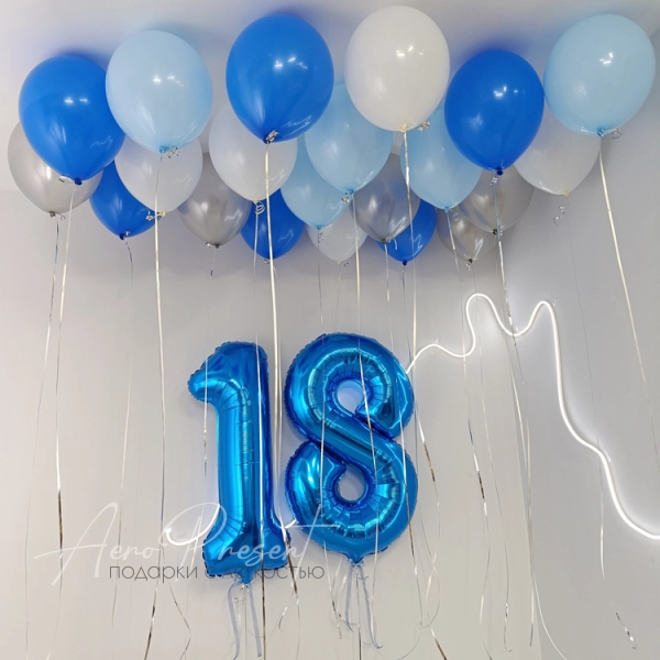 Набор воздушных шаров "Синяя мечта"