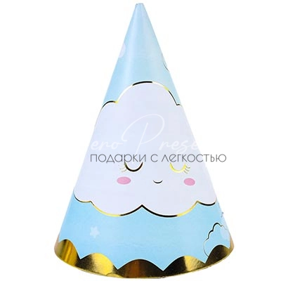 Колпак Детские Грезы голубой 6шт