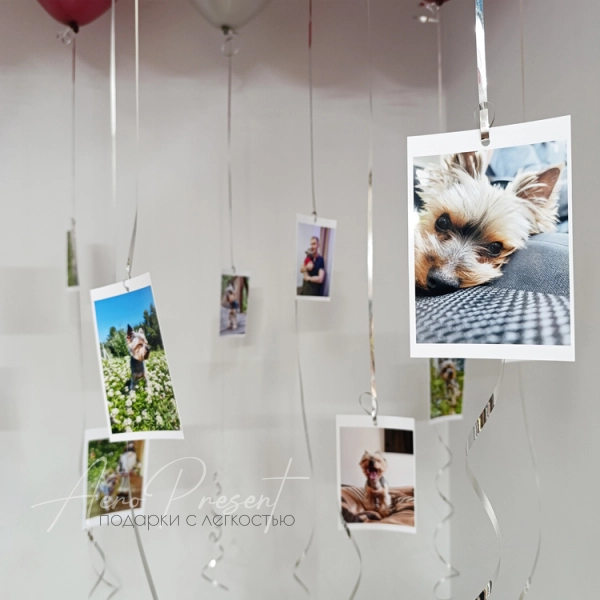 Шары на потолок с вашими фотографиями